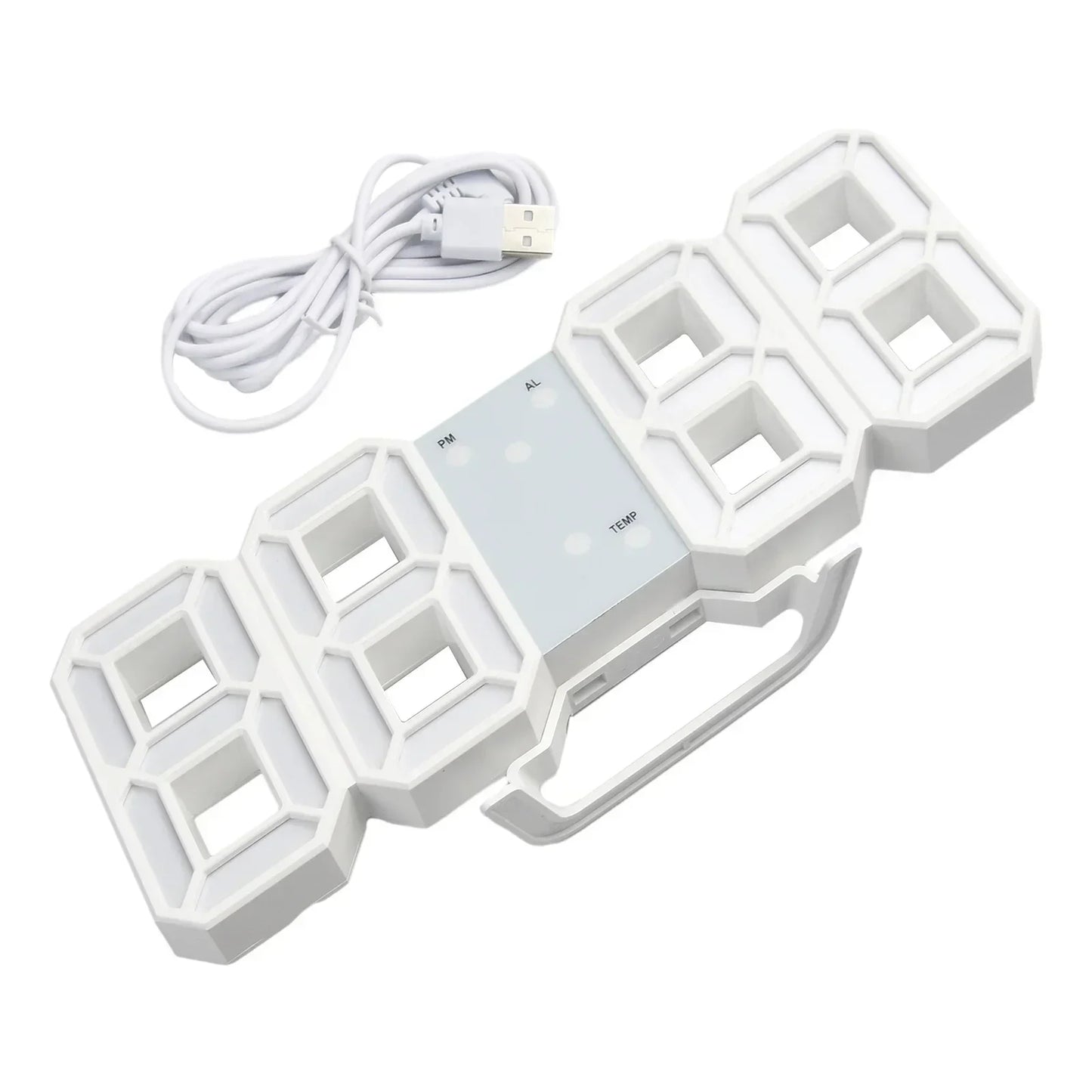 Glowdigit™ 3D LED Wall Clock – Modern Time, Bold Style